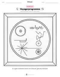 Voyagerprogramma afdrukbare werkblad voorbeeld
