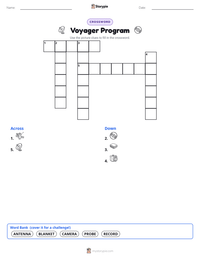Voyager Program printable worksheet preview