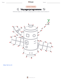 Voyagerprogramma afdrukbare werkblad voorbeeld