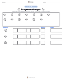 Vista previa de la hoja de trabajo imprimible de Programa Voyager