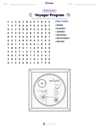 Voyager Program printable worksheet preview