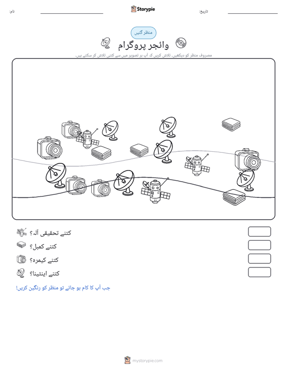 گنتی کا منظر