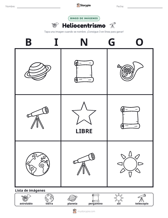 Bingo de Imágenes