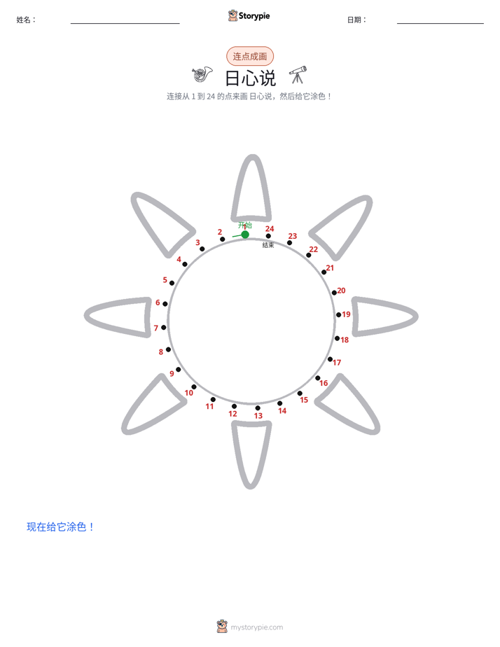 连点成线