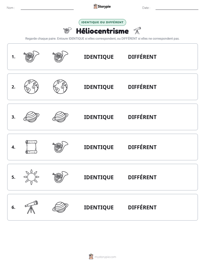 Identique ou Différent
