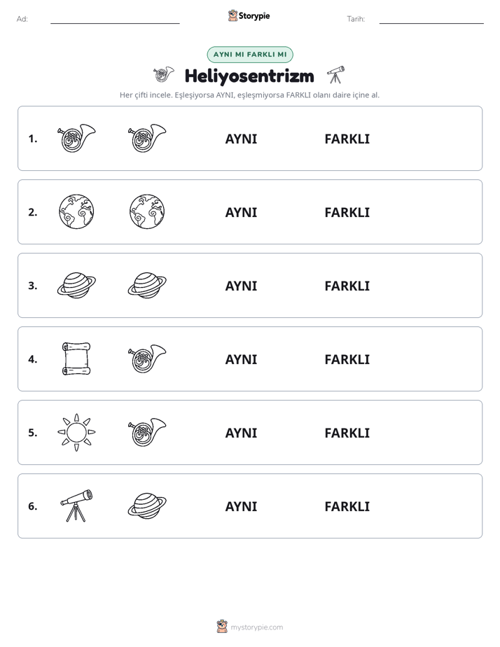 Aynı mı Farklı mı