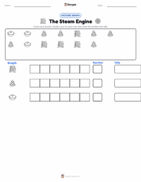 The Steam Engine printable worksheet preview
