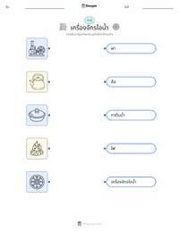 เครื่องจักรไอน้ำ แบบฝึกหัดที่พิมพ์ได้สำหรับเด็ก