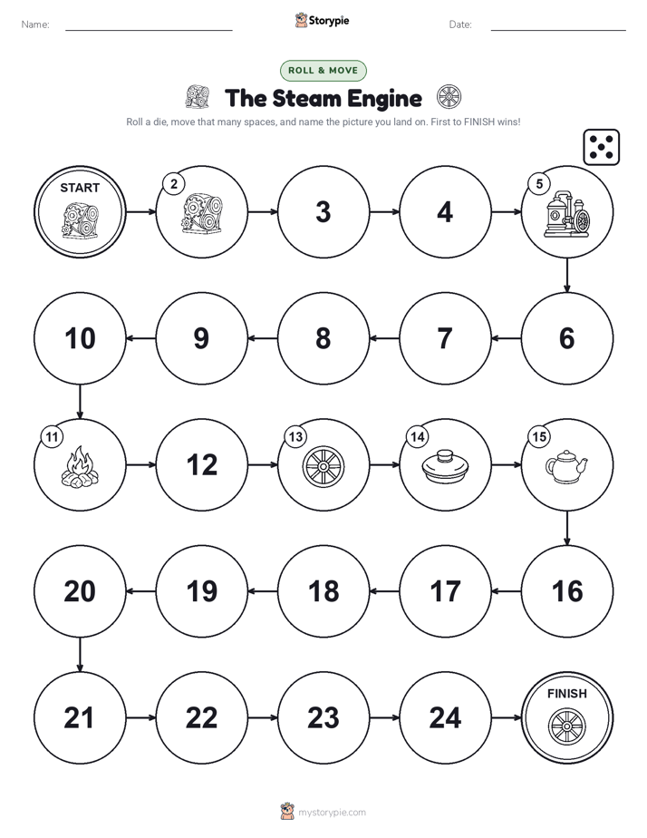 Roll & Move Game