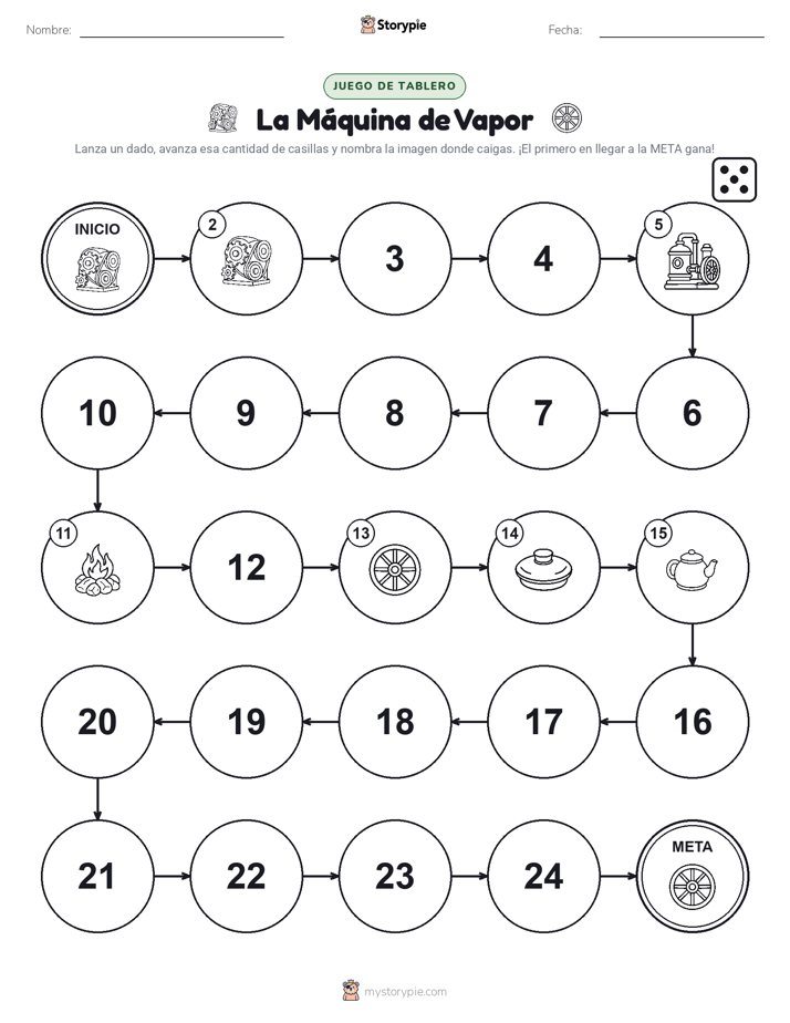Juego de Rueda y Avanza