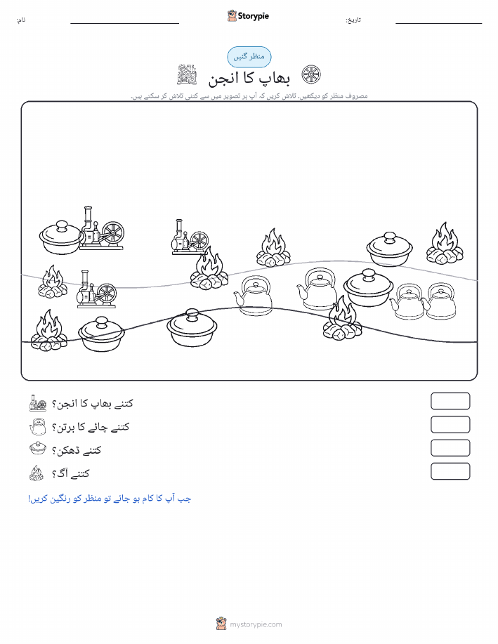 گنتی کا منظر