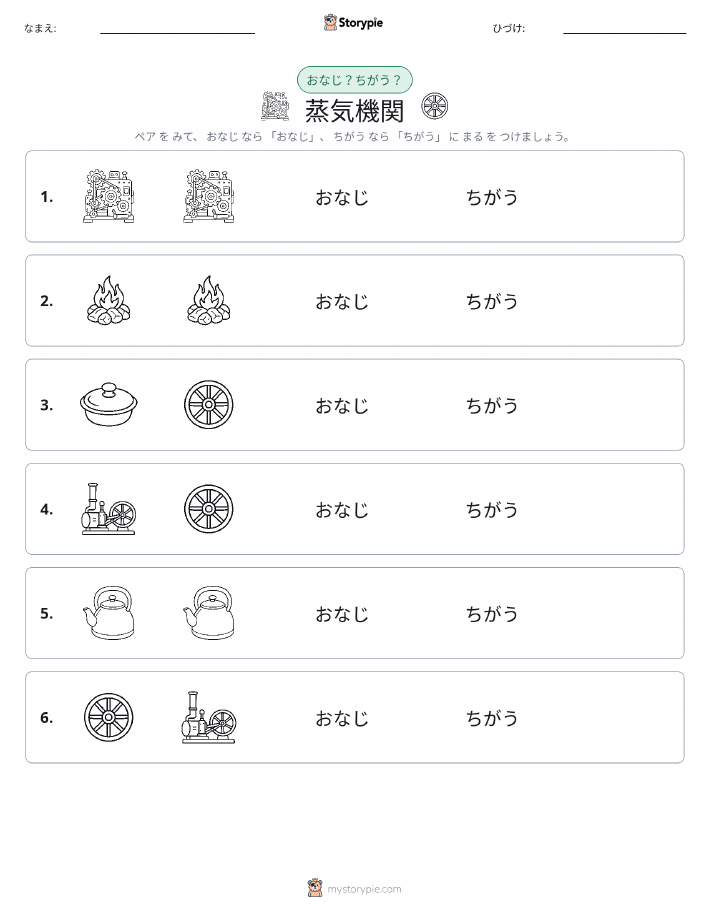同じか違うか