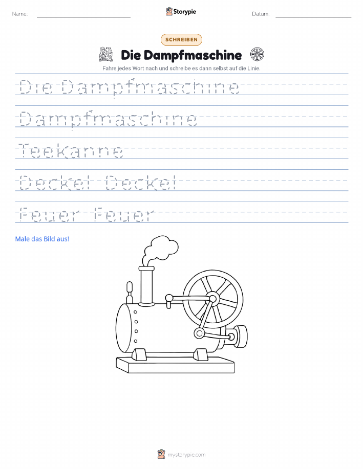 Schreibübung