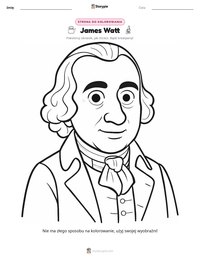 Podgląd drukowalnego arkusza ćwiczeń James Watt