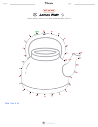 James Watt printable worksheet preview