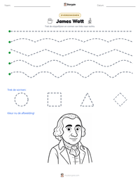 James Watt afdrukbare werkblad voorbeeld