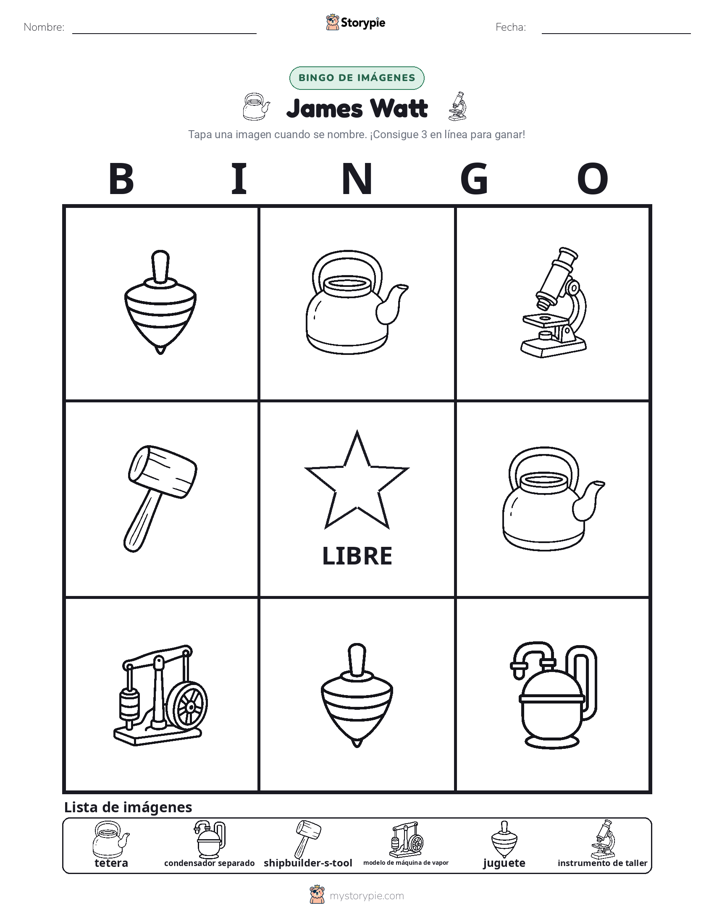 Bingo de Imágenes