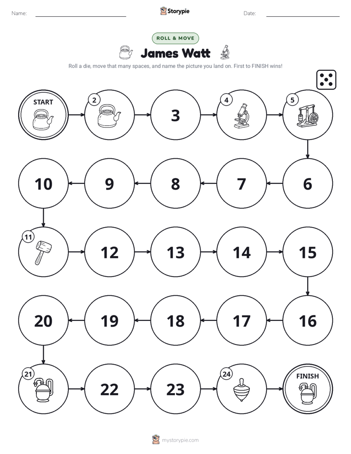 Roll & Move Game