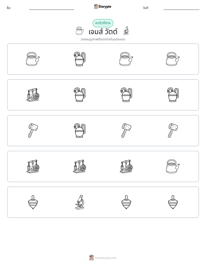 ตัวที่แตกต่าง