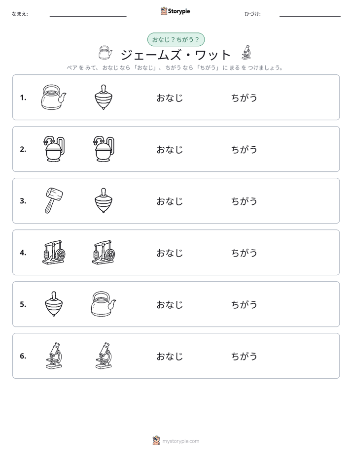 同じか違うか