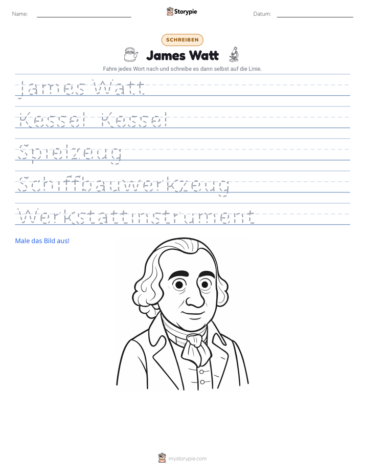 Schreibübung