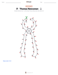 Thomas Newcomen printable worksheet preview
