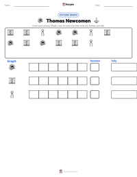 Thomas Newcomen printable worksheet preview