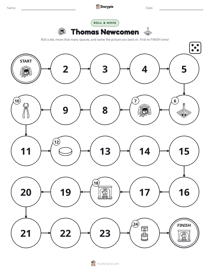 Roll & Move Game