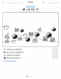 산업 혁명 인쇄 가능한 워크시트 미리보기