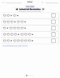 Industrial Revolution printable worksheet preview