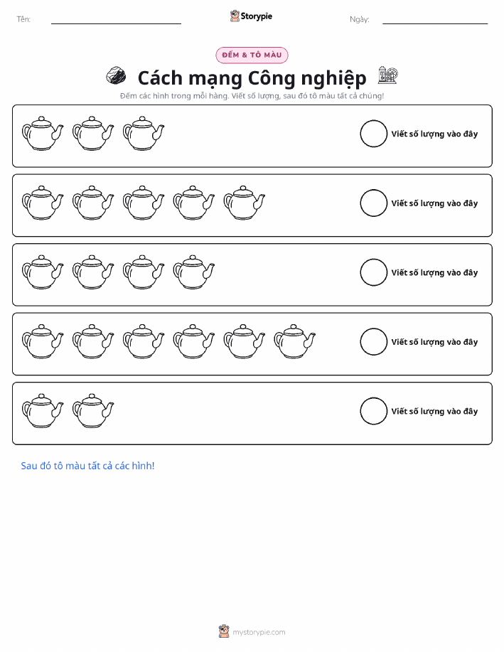 Đếm & Tô Màu
