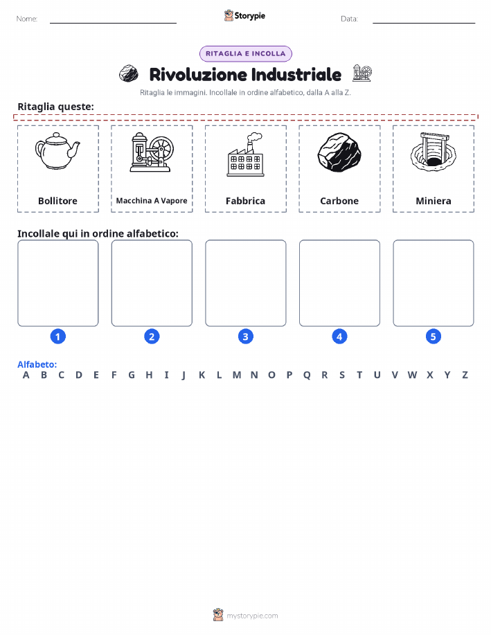 Taglia & Incolla Alfabeto