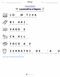 Anteprima della scheda stampabile di Locomotiva