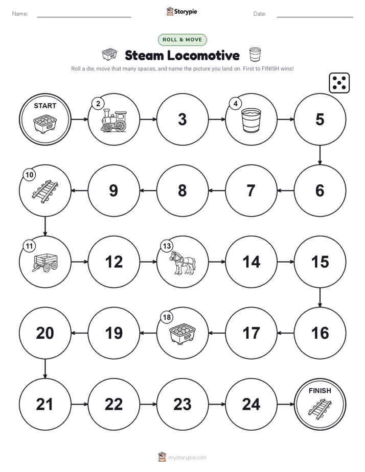Roll & Move Game