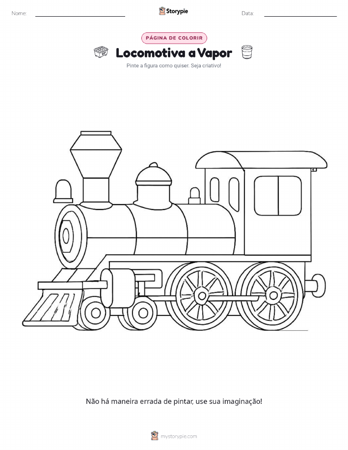 Página para colorir