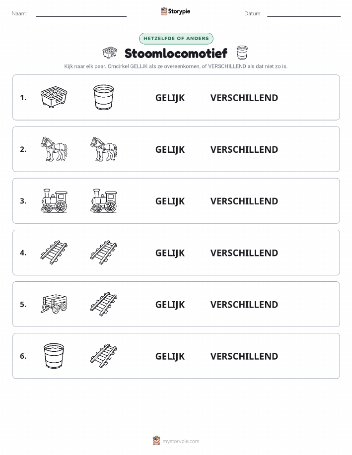 Zelfde of Verschillend