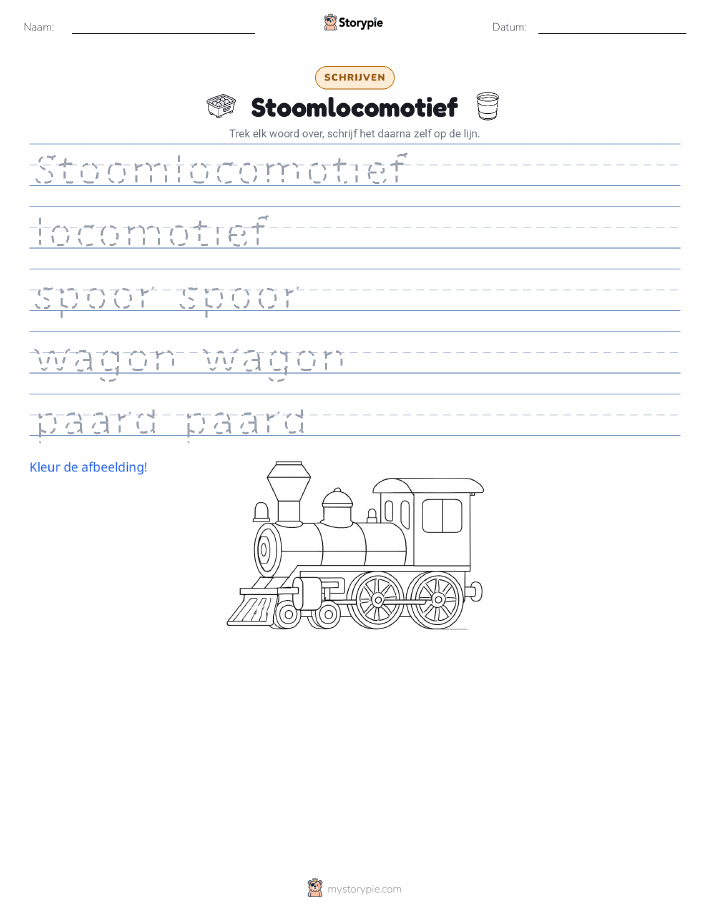 Schrijf Oefening