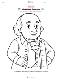 Matthew Boulton druckbare Arbeitsblatt Vorschau