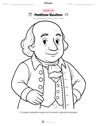 Matthew Boulton afdrukbare werkblad voorbeeld