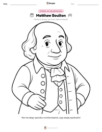 Podgląd drukowalnego arkusza ćwiczeń Matthew Boulton