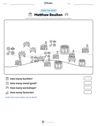 Matthew Boulton printable worksheet preview