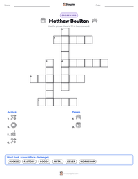 Matthew Boulton printable worksheet preview