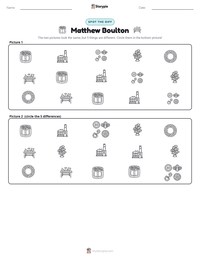 Matthew Boulton printable worksheet preview