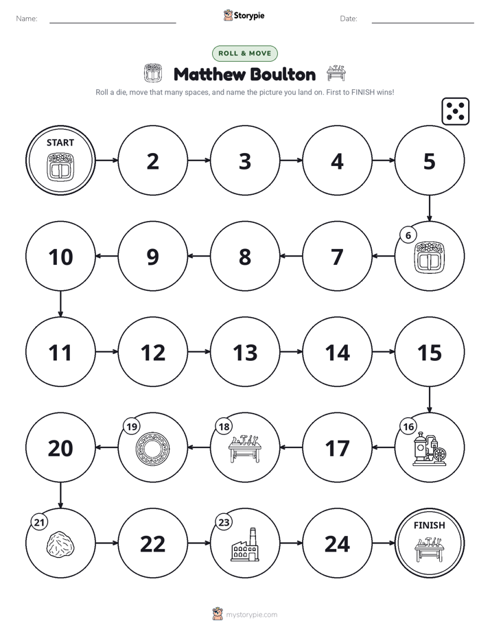 Roll & Move Game
