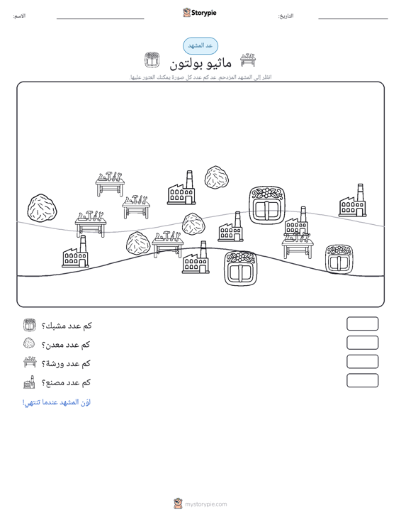 مشهد العد