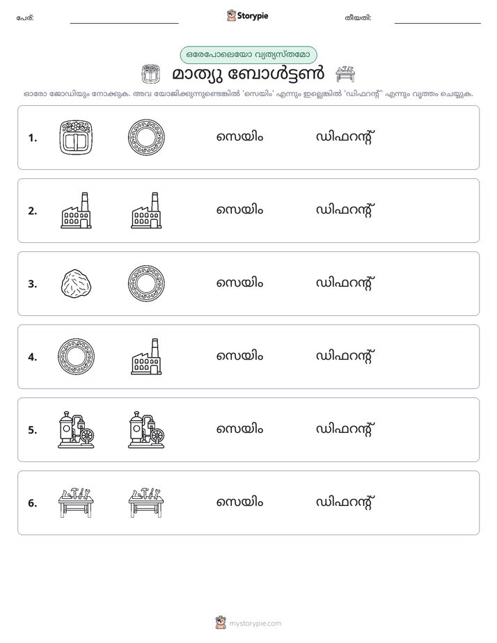 ഒന്നോ വ്യത്യാസമോ