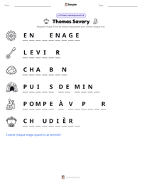 Aperçu de la feuille de travail imprimable Thomas Savery