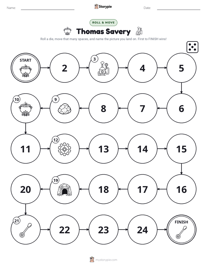 Roll & Move Game