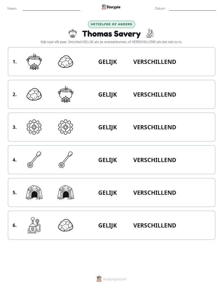 Zelfde of Verschillend