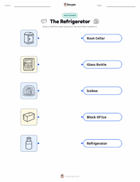 The Refrigerator printable worksheet for kids